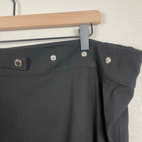 Orttu‎ Remi Cargo Pants Black Free Size Adjustable Waist Contemporary Casual - Picture 10 of 16